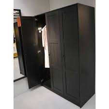 When all you need is a wardrobe with all the basic functions. Ikea Rakkestad Wardrobe With 3 Doors Black Brown 117x176 Cm In Auckland Nz Idiya Ltd