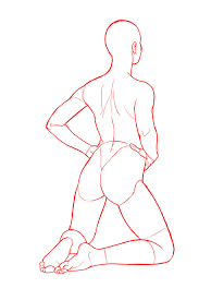Kneeling Drawing Reference And Sketches For Artists Sit and kneel drawing poses499. kneeling drawing reference and sketches