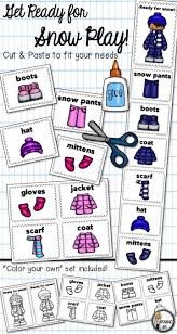 snow gear order chart preschool charts teaching