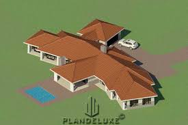 House plans on a single level, one story, in styles such as craftsman, contemporary, and modern farmhouse. One Story 4 Bedroom House Plan Ranch House Designs Plandeluxe