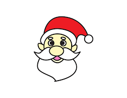 In the beginning stages, don't press down too hard. How To Draw A Cute Cartoon Santa Claus For Little Kiddies Simple Guide Rainbow Printables