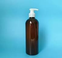 Cosmetic Packaging Black 500ml Plastic Pet Bottle Shower Gel ...