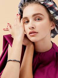 Rose Branch Bangle in Silver