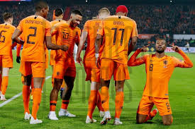 Dutch starlet dumfries has always aimed to reach the top of the game after starring for holland at euro 2020. Soccrates Images Georginio Wijnaldum Of Holland Celebrates 1 0 With Denzel Dumfries Of Holland Memphis Depay Of Holland Matthijs De Ligt Of Holland Ryan Babel Of Holland