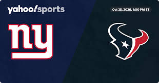 New York Giants @ Houston Texans: Live game updates, stats, play 