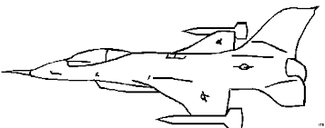 Jet Mit Raketen Ausmalbild Malvorlage Die Weite Welt