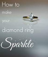 How To Clean Diamonds In Your Wedding Ring Cleaning Diamond Rings How To Clean Diamonds Cleaning Jewelry