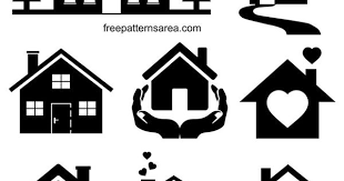 Black And White Home Clipart Images House Silhouette Clipart Vector Illustrations Freepatternsarea In 2020 House Silhouette Silhouette Drawing Vector Illustration