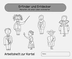 Ideenreise - Blog | Kleines Arbeitsheft Zur “Erfinder- Und Entdecker-  Kartei”