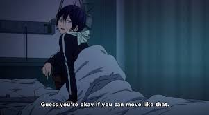 Yato Sneaks Into Hiyori S Hospital Bed