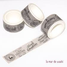 Washi Tape Merry Christmas Gris En 2020 Washi Cinta Adhesiva Sobres De Papel