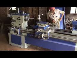 Semi Gear Head Lathe Machine Testing By O P S Udyog Batala Punjab India Know Lathe Machine Price