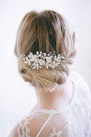 Bridal Hair Clip Rose Gold Hair Clip Flower Hair Clip Etsy In 2021 Rose Gold Hair Clip Gold Hair Clips Bridal Flower Comb
