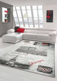 Teppiche wohnzimmer teppich porto mit konturenschnitt in grau rot schwarz. Moderne Designer Teppiche Hochwertig Und Gunstig Bei Teppich Traum Teppich Traum