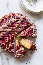 Rhubarb Cake Katiebird Bakes Recipe Rhubarb Cake Rhubarb Recipes Rhubarb