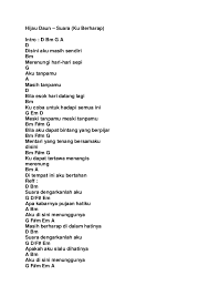 , sekedar mengenangmu f melihatmu ,. Buku Kumpulan Lirik Lagu Indonesia Kunci Gitar