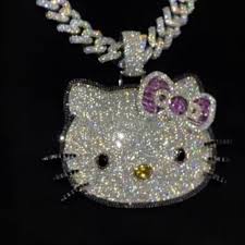 Collier Hello Kitty bicolore