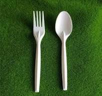 Full Size Eco Friendly Corn Starch Cutlery Biodegradable ...