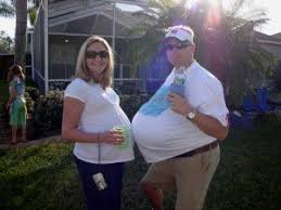 Baby Shower Game Baby Olympics Hilarious For Co Ed Showers Baby Shower Funny Couples Baby Showers Baby Shower Games Coed