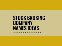 If You Want To Start Your Own Stock Broking Business You Will Need To Follow Some Marketing And Operationa Company Names Creative Names Stock Market Companies