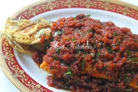 Azie Kitchen Ikan Siakap Masak Sambal Sedap Sambal Malay Food Food