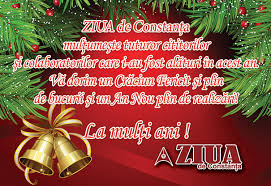 Craciun fericit si un an nou cat mai bun! Ziua De ConstanÈ›a VÄƒ DoreÈ™te SÄƒrbÄƒtori Fericite È™i Un An Nou Plin De RealizÄƒri