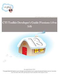 Cti Toolkit Developer S Guide Versions 1 0 To 3 0 Salesforce