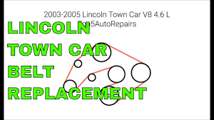 Solved 2008 lincoln towncar fuse diagram brake lights. 2003 2004 2005 Lincoln Town Car Belt Replacement Youtube