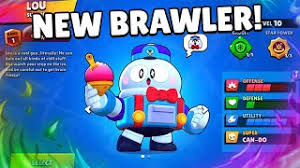 He has moderate damage and health, and he attacks with two quick punches with his scarf. Lou Gameplay Amber Second Star Power Brawl Stars Sneak Peek Youtube