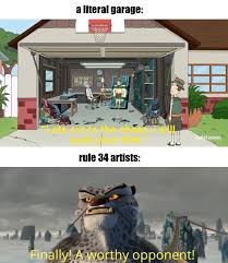 Ricks garage vs R34 artists : rrickandmorty