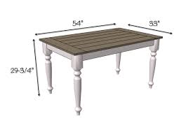 Build a stylish farmhouse kitchen table with this simple and easy diy tutorial from i heart nap time. Diy Solid Oak Farmhouse Table Free Easy Plans