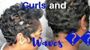 A typical black men hairstyle, 360 waves offer a good styling option for men with the tightest of curl types! How To Curl Short Black Hair Finger Wave And Curl Youtube