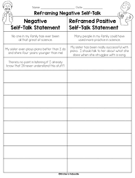 How To Help Your Students Develop Positive Self Talk Using Growth Mindset Concepts In 2020 Positive Self Talk Self Esteem Activities Self Talk