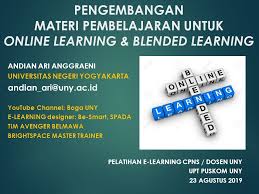 Maybe you would like to learn more about one of these? Pengembangan Materi Pembelajaran Untuk Online Learning Blended Learning Andian Ari Anggraeni Universitas Negeri Yogyakarta Youtube Ppt Download