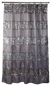Black And Silver Shower Curtain Set This Site Has Tons Of Cute Shower Curtains 3 Home Cute Shower Curtains Bathroom Shower Curtains Silver Shower Curtain