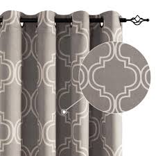 Free shipping on orders $50+. Vangao Room Darkening Curtains Quatrefoil Morrocan Tile Print Grey Drapes For Bedroom 84 Inches 85 Blackout For Living Room Thermal Insulated Grommet Top 2 Panels Gray Buy Online In Aruba At Aruba Desertcart Com Productid