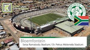 Bloemfontein est la patrie du rugby, avec le club des cheetahs. Seisa Ramabodu Stadium Bloemfontein Celtic F C Google Earth 2018 Youtube