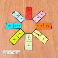 Multiplication And Division Fact Dominos Math Activity Matematica Divisao Jogos