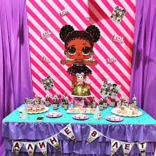 Lol Surprise Dolls Birthday Party Lol Surprise Dolls Birthday Party Lol Surprise Dolls Dessert Table Suprise Birthday Party Suprise Birthday Anna Birthday
