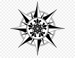 Black And White Compass Clipart Png Compass Gray Wolf Logo Clip Art Compass