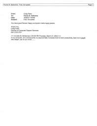 Hamline letters of appreciation