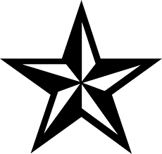 Texas Star Black And White Google Search Star Tattoos For Men Star Tattoos Star Clipart