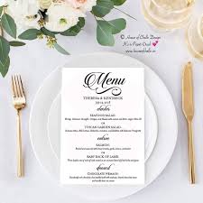 Transform a birthday dinner into an unforgettable event with engaging centerpieces and decorations that are fun and tasteful. Amazon Com Wedding Menu Card Printed Personalized Table Menu Cards Wedding Table Centerpiece Decorations Dinner Birthday Shower Quinceanera Party Event Set Of 25 Handmade