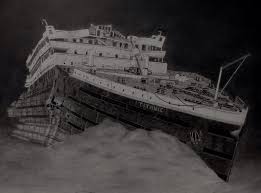 The search for the titanic wreck. Titanic Wreck Drawing Rms Titanic Titanic History Titanic
