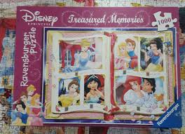 Disney world map 1000 piece jigsaw puzzle featuring the entire disney family: Disney Treasured Memories Disney Treasures Disney Ravensburger Puzzle