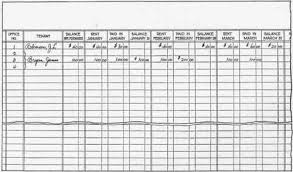 Section 42 Rent Ledger