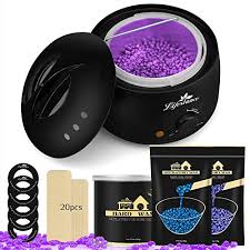 Waxing Kit Lifestance European Wax Warmer Hair Removal Wax Kit With 17 6oz Hard Wax Beans For Eyebrow Facial Body Brazilian Waxing Cera Para Depilar