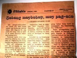 Feature Writing Articles Tagalog Song