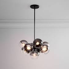 Ending jul 27 at 3:32pm pdt. Staggered Glass 9 Light Chandelier Metallic Ombre