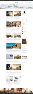 Lira Personal Blog Psd Template Personal Lira Blog Template Psd Templates Templates Blog